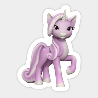 Magical Pink Unicorn Sticker